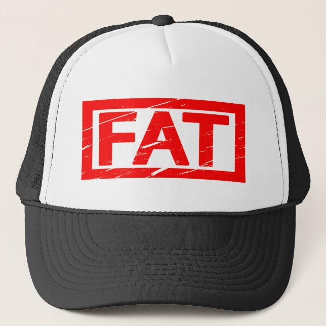 Fat Stamp Trucker Hat (Front)