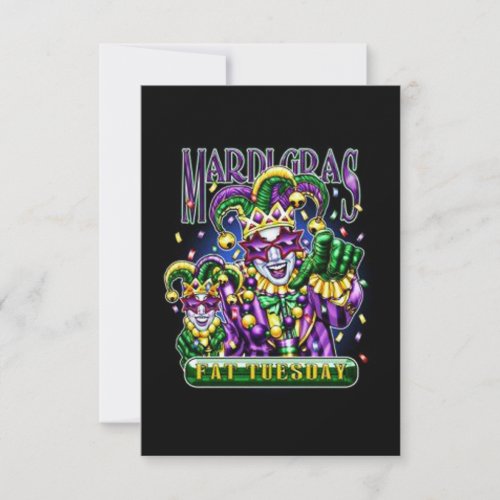 Fat Tuesday Celebration Mardi Gras Party Invites