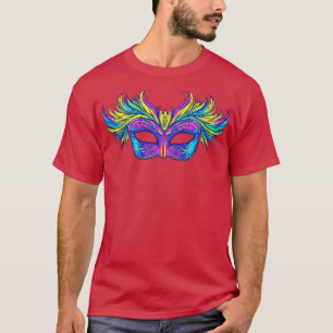Fat Tuesday Masquerade Mardi Gras Mask TShirt