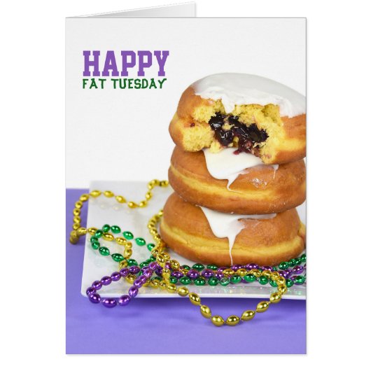 Fat Tuesday Paczki Cards (Front)