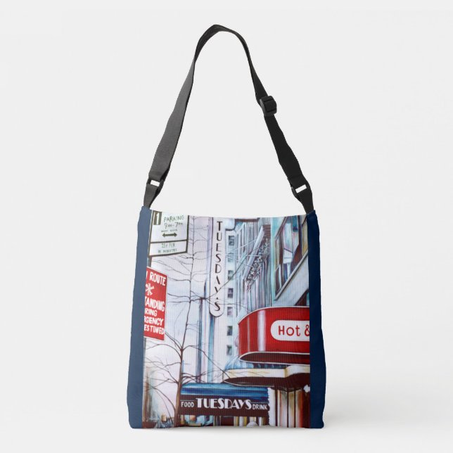Fat Tuesday's Eve Crossbody Bag (Back)