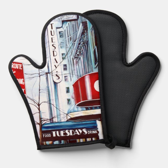 Fat Tuesday's Eve Oven Mitt (Front/Back)