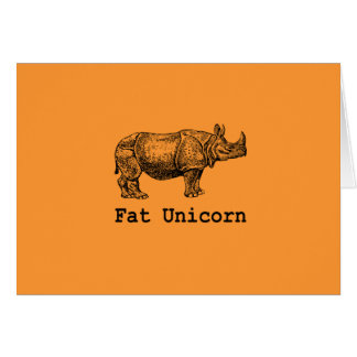 Fat Unicorn Cards
