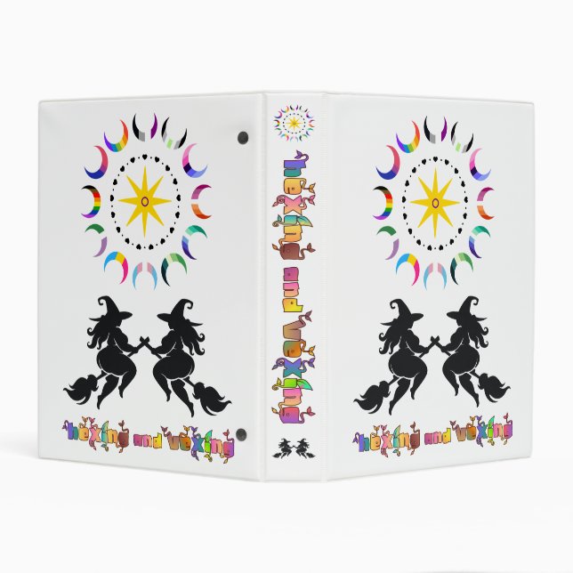 Fat Witches and Queer Moons Mini Binder (Background)