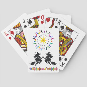 Fat Witches and Queer Moons Poker Cards