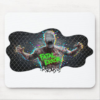 Fatal Error – Glitch Zombie Cyber Horror Mouse Pad