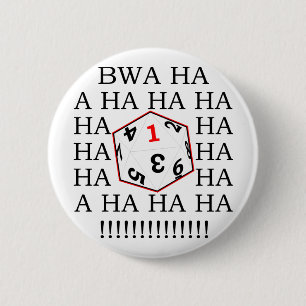 Fatal Roll Pinback Button