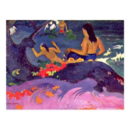 Fatata Te Miti By Paul Gauguin (Best Quality) Postcard