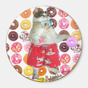FATBOY BABUSHKA ROUND DONUT MAGNET 6 14 13