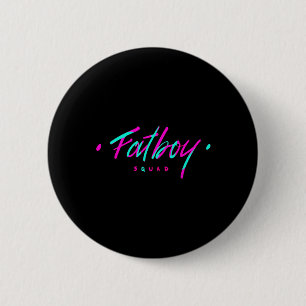 Fatboy Squad Gym Weightlifting Bodybuilding Fitnes Button
