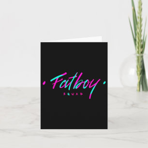 Fatboy Squad Gym Weightlifting Bodybuilding Fitnes Card