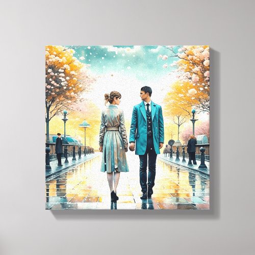 Fate Brought Us Together Canvas Print