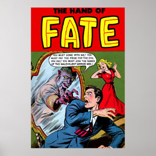 Fate Creature In The Mirror Vintage Comics Poster