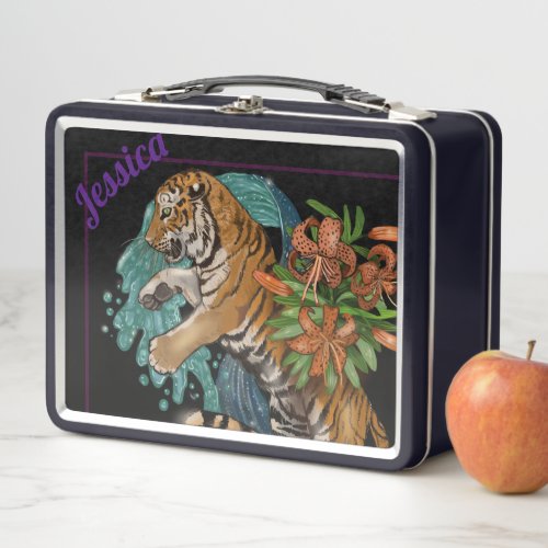 Fate in the Stars Tigers Metal Lunch Box