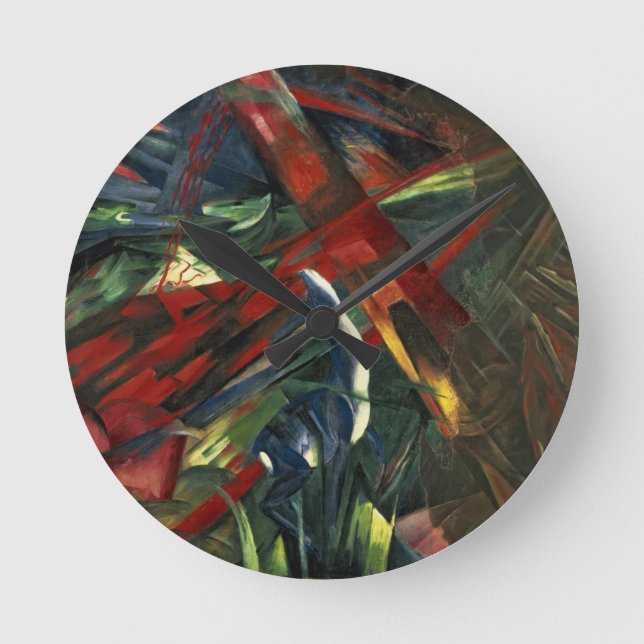 Fate of the Animals, 1913 Round Clock (Front)