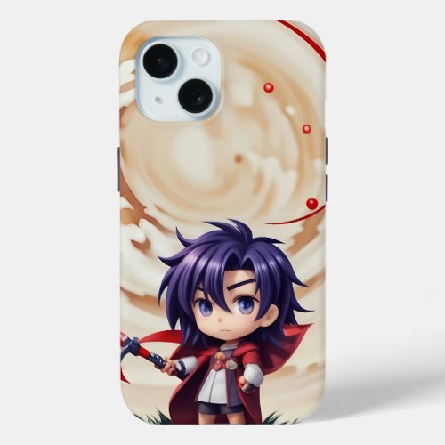 FateStay Night Chibi Love Anime iPhone 15 Case