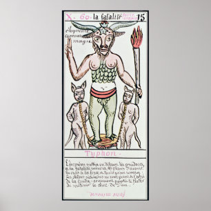 Fate, tarot card, French Poster