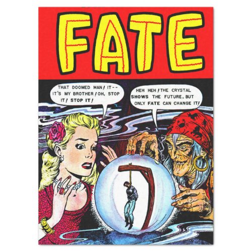 Fate The Witch Fortune Teller Comics Decoupage Tissue Paper