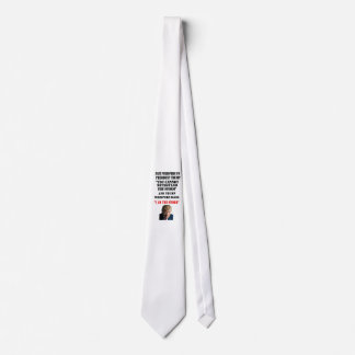 FATE WHISPERS TO PRESIDENT TRUMP NECK TIE