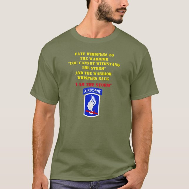 FATE WHISPERS TO THE 173rd WARRIOR, T-Shirt (Front)