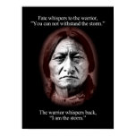 "Fate whispers to the warrior" Poster "Fate whispers to the warrior" Poster