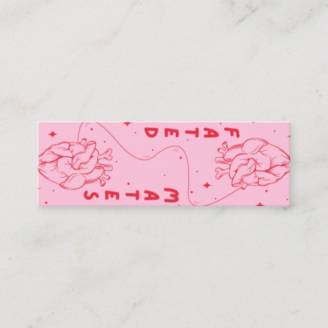 FATED MATES – Bookmark ❤️‍🔥 Mini Business Card (Front)