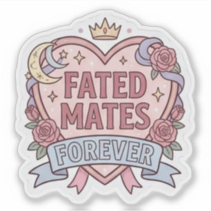 Fated Mates Forever - Romantasy Book Sticker