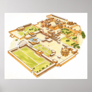 Fatehpur Sikri. Adra. India Poster