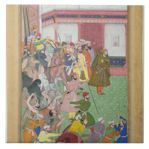 Fatepur Sikiri 1573 Hasain Quli Khan_l Jahan pre Ceramic Tile