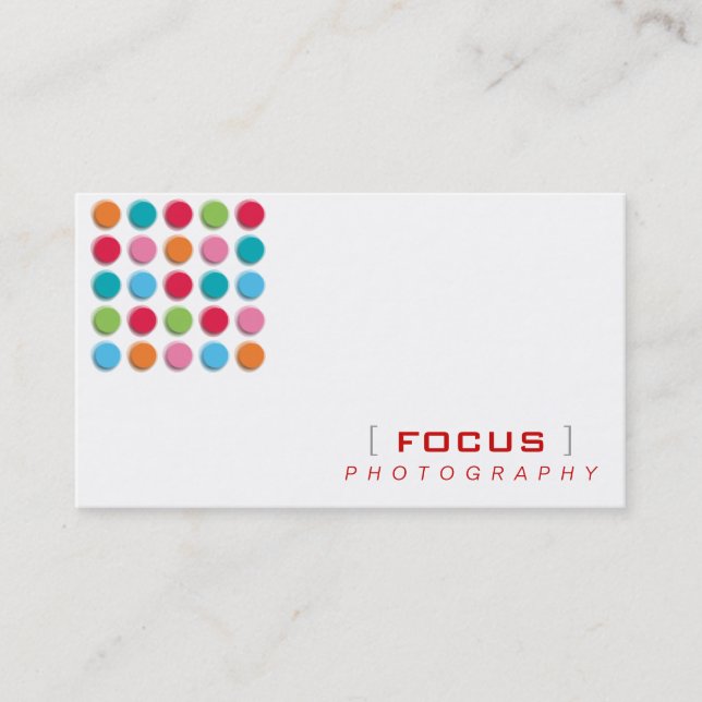 fatfatin Fuzzy Shadow Color Dots Profile Card (Front)