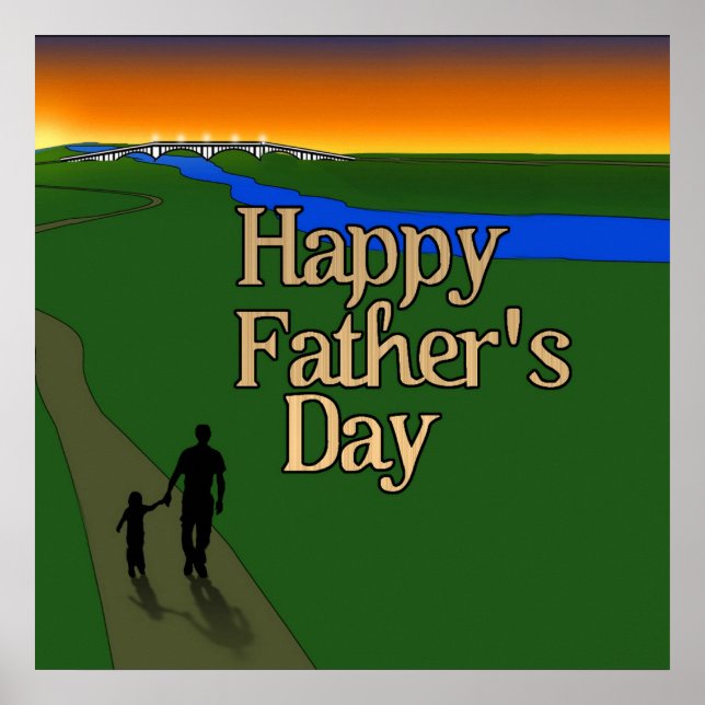 Father And Child - Father's Day Poster (Front)