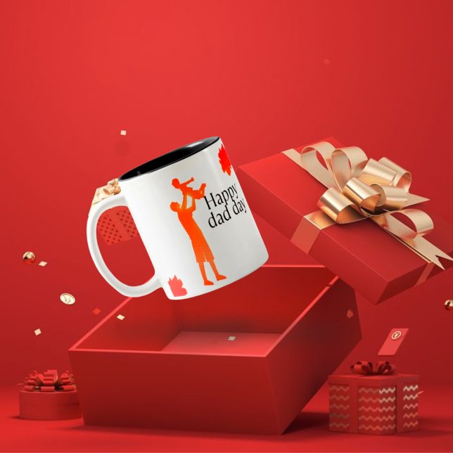    Father and Child Silhouette Mug - First Father' (Creator Uploaded)