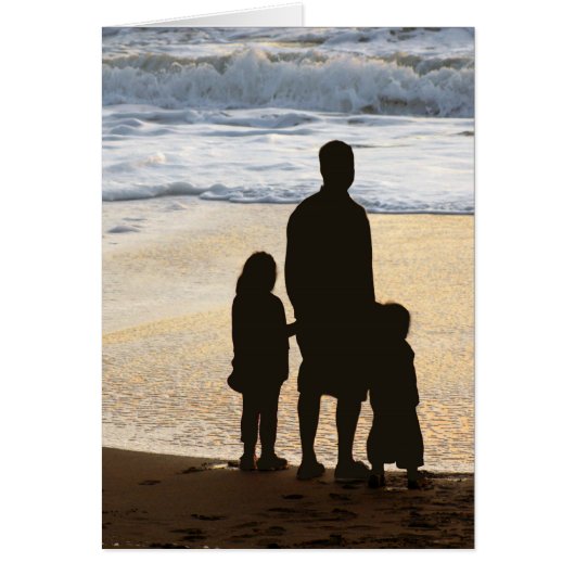 Father and children cards (Front)