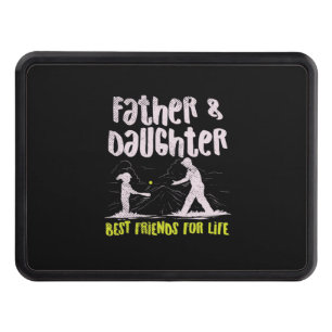 Father And Daughter Best Friends For Life Hitch Cover
