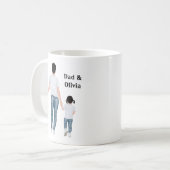 Father and Daughter, Best Friends Forever Coffee Mug (Front Left)