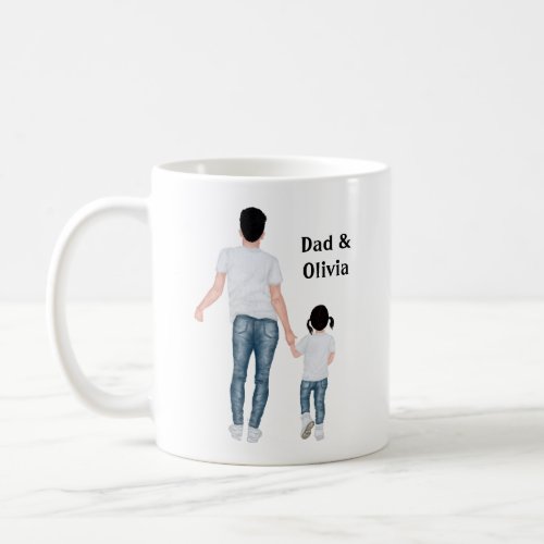 Father and Daughter Best Friends Forever Coffee Mug