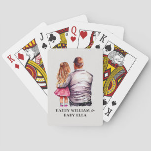Father and Daughter Bond (10) Poker Cards