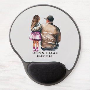 Father and Daughter Bond (11) Gel Mouse Pad