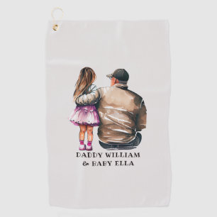Father and Daughter Bond (11) Golf Towel