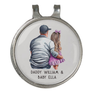 Father and Daughter Bond (12) Golf Hat Clip