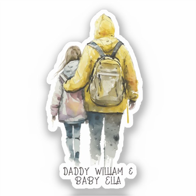Father and Daughter Bond (2) Sticker (Front)