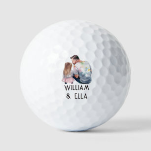 Father and Daughter Bond (5) Golf Balls