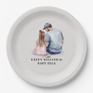 Father and Daughter Bond (7) Paper Plates