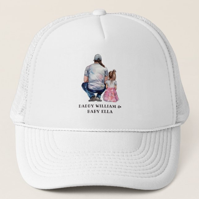 Father and Daughter Bond (8) Trucker Hat (Front)