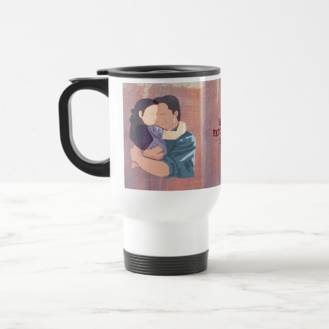 FATHER AND DAUGHTER HUG Mug (Left)