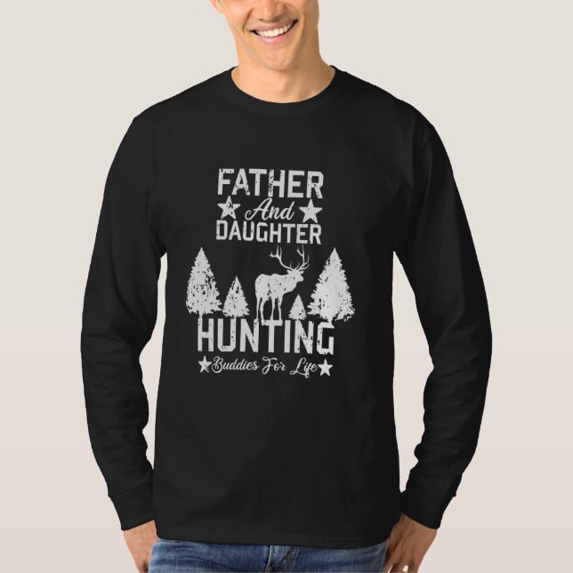 Father And Daughter Hunting Buddies For Life Baby  T-Shirt (Front)