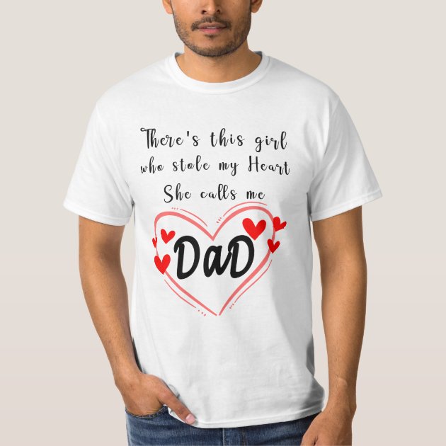 Father and Daughter Matching, Father's Day Daddy T-Shirt | Zazzle