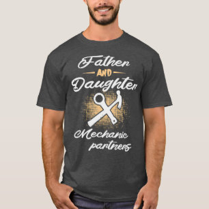 Father and daughter mechanic partners  T-Shirt