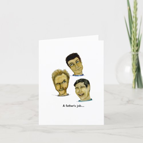 Father and Daughter Relationship Card