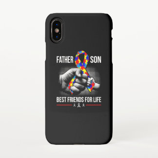 Father And Son Best Friends For Life - Autism iPhone X Case